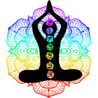 Couple doing partner yoga